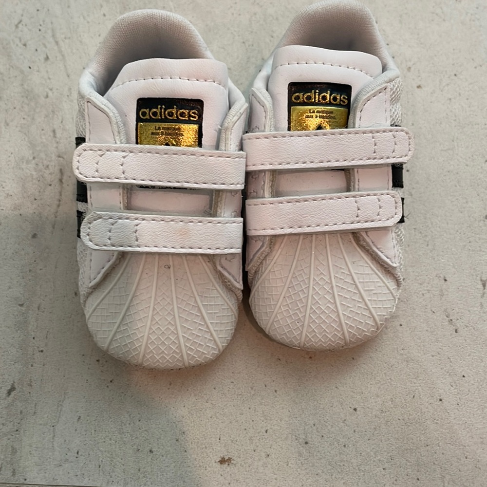 Adidas superstar crib shoes